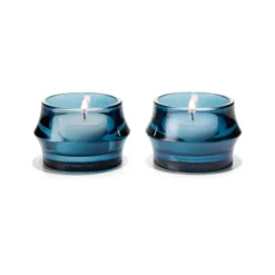Arc ljuslykta 5 cm 2-pack, Mörkblå