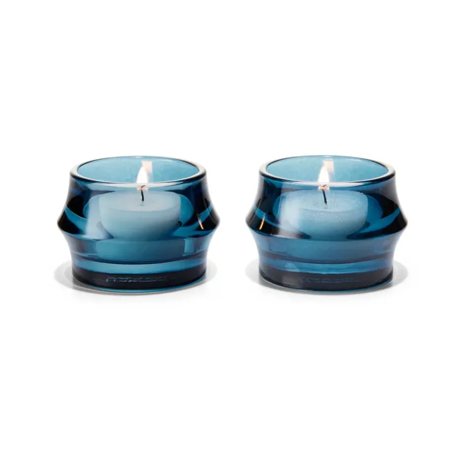 Arc ljuslykta 5 cm 2-pack, Mörkblå