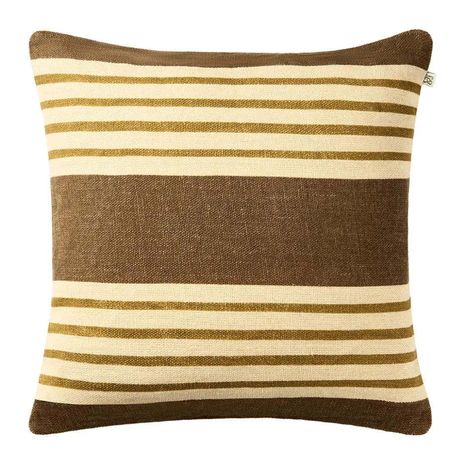 Aria kuddfodral, Taupe-masala yellow, 50x50 cm