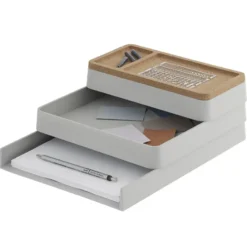 Arrange Desktop bricka 12x25 cm, Grey