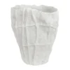 Art piece artistic vas 33,5 cm, Off-white