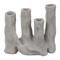 Art piece four ljusstake, Light grey
