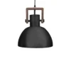 Ashby single taklampa Ø29 cm, Black Zink