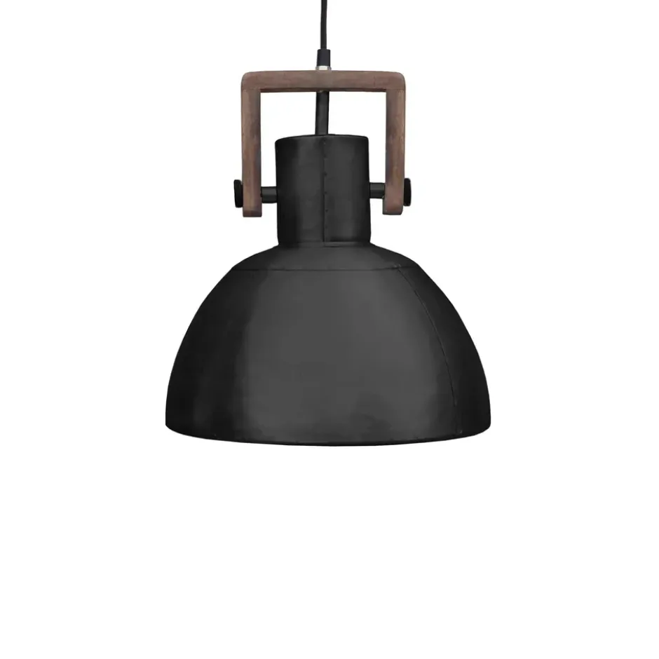 Ashby single taklampa Ø29 cm, Black Zink