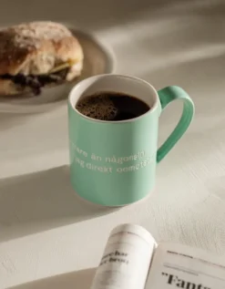 Astrid Lindgren mugg, jag är fräknigare, svensk text