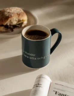Astrid Lindgren mugg, och så ska man ju ha, Svensk text