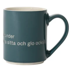 Astrid Lindgren mugg, och så ska man ju ha, Svensk text