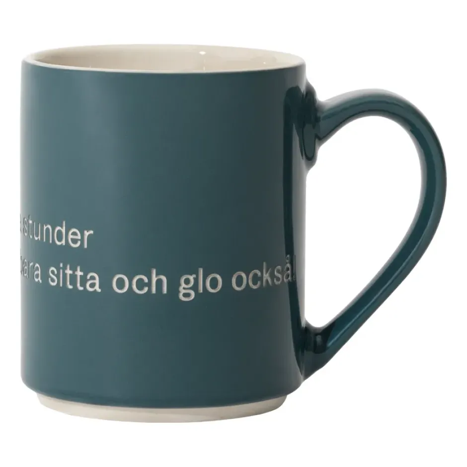 Astrid Lindgren mugg, och så ska man ju ha, Svensk text
