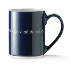 Astrid Lindgren mugg, utan snus i två dagar, Svensk text