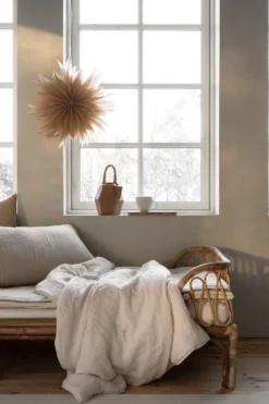Athena adventsstjärna Ø50 cm, Beige