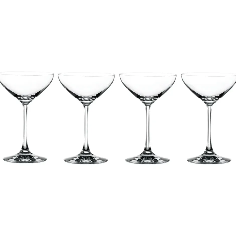 Authentis Dessert-Champagneskål, 4-pack, klar