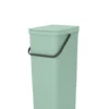 Avfallshink Sort & Go 40L, Jade green