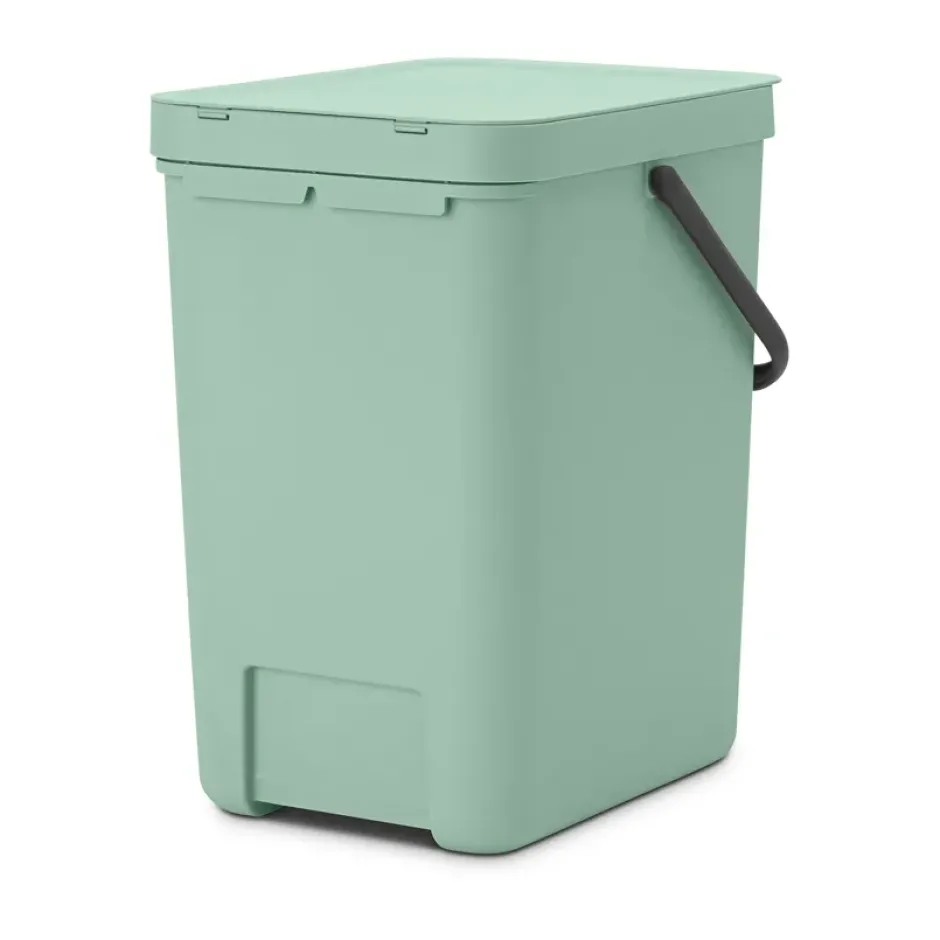 Avfallshink Sort & Go 25L, Jade Green