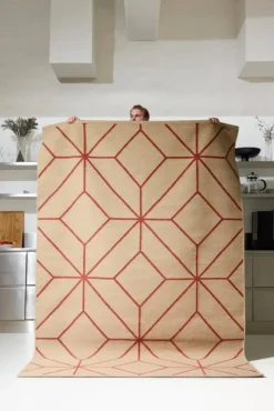 Ayur matta, Beige-Rust, 320x230 cm