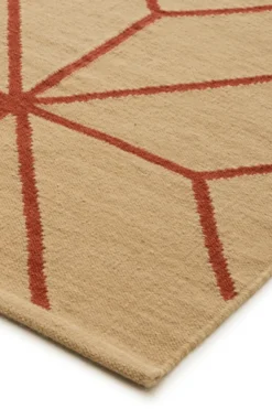 Ayur matta, Beige-Rust, 270x180 cm