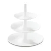 Babell kakfat-våningsfat L, Cotton white