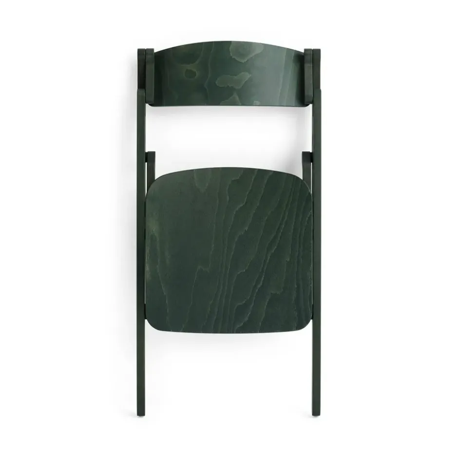 Backflip Chair stol, Cedar green lackerad bok