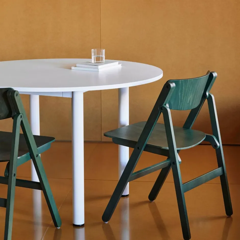 Backflip Chair stol, Cedar green lackerad bok