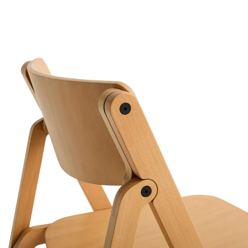Backflip Chair stol, Golden lackerad bok