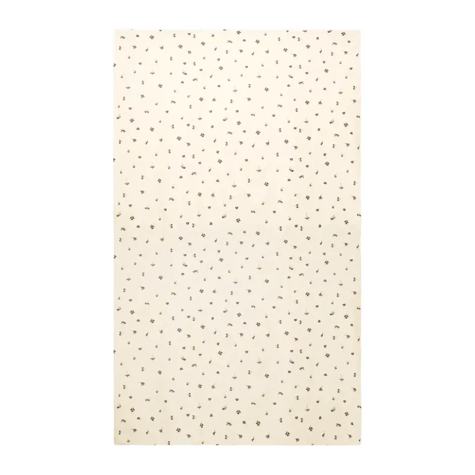 Baies bordsduk 150x240 cm, Natural-dark chocolate