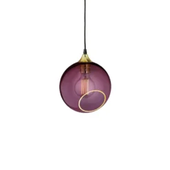 Ballroom pendel Ø20 cm, Guld-purple rain