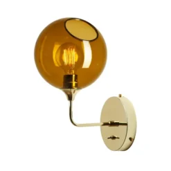 Ballroom vägglampa Ø20 cm, Amber