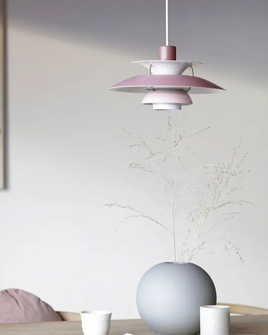 Ball vas grey, 20 cm