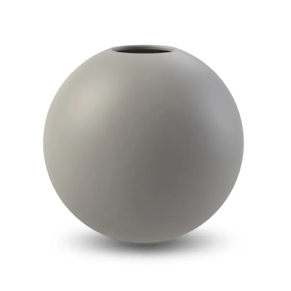 Ball vas grey, 20 cm