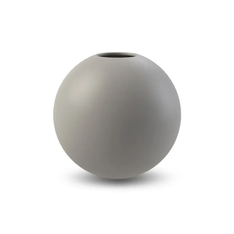 Ball vas grey, 10 cm