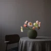 Ball vas olive, 20 cm
