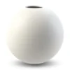 Ball vas white, 30 cm