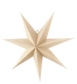 Bare adventsstjärna natur, 60 cm