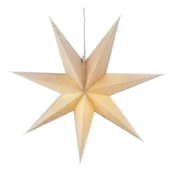 Bare adventsstjärna natur, 60 cm