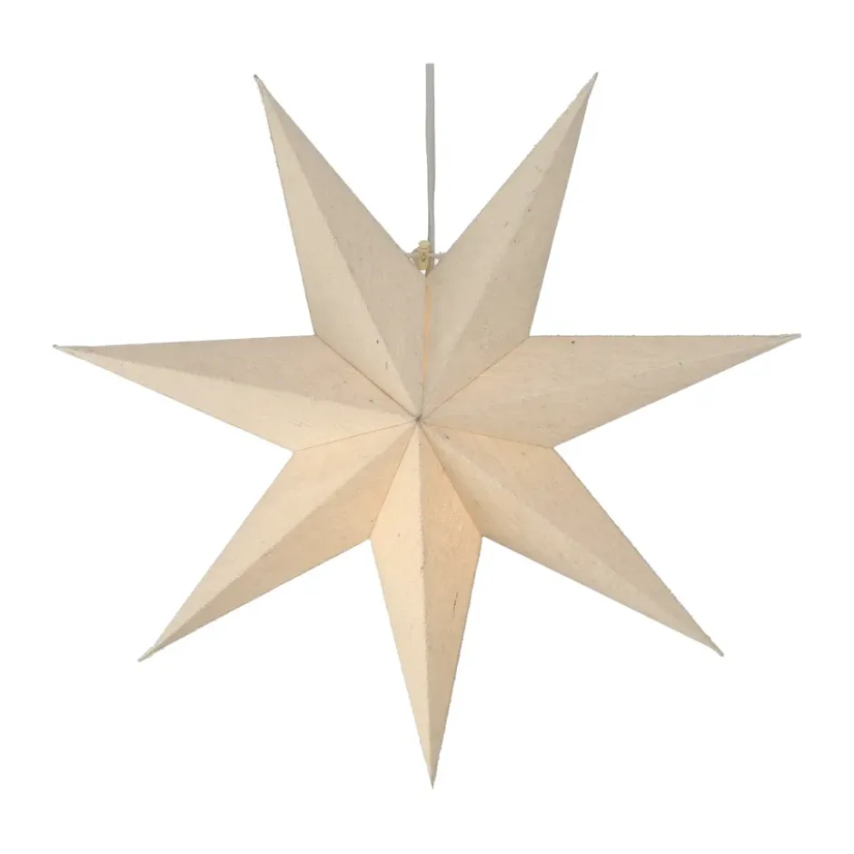 Bare adventsstjärna vit, 45 cm