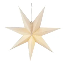 Bare adventsstjärna vit, 60 cm