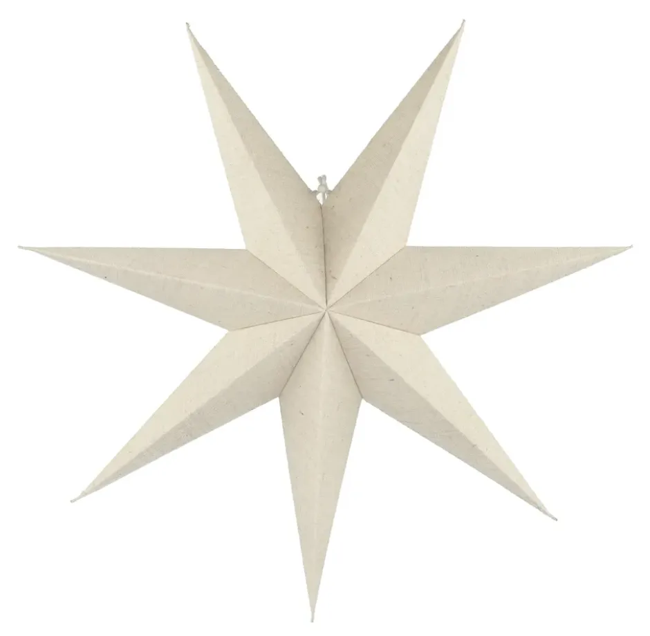 Bare adventsstjärna vit, 60 cm