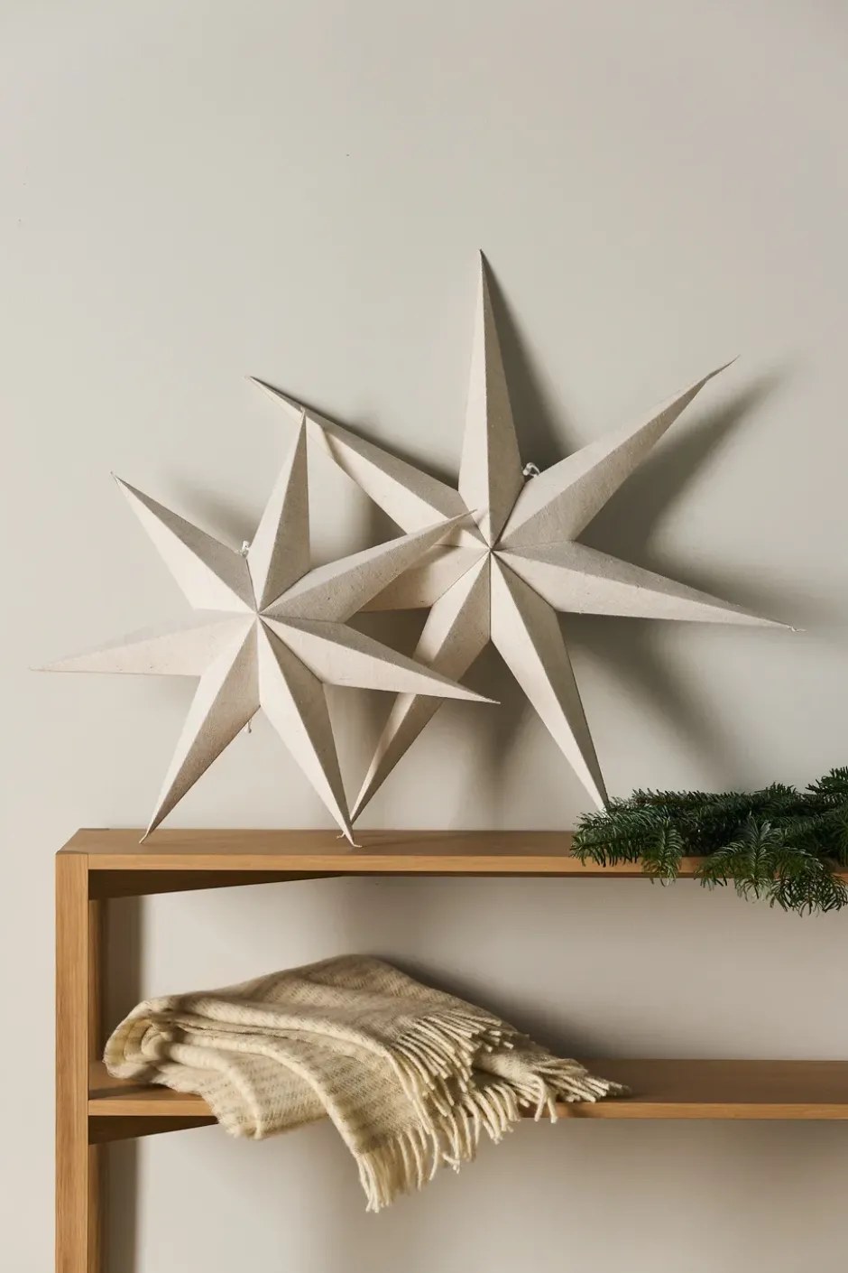 Bare adventsstjärna vit, 60 cm