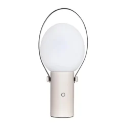 Bari bordslampa 35,5 cm, Sandbeige