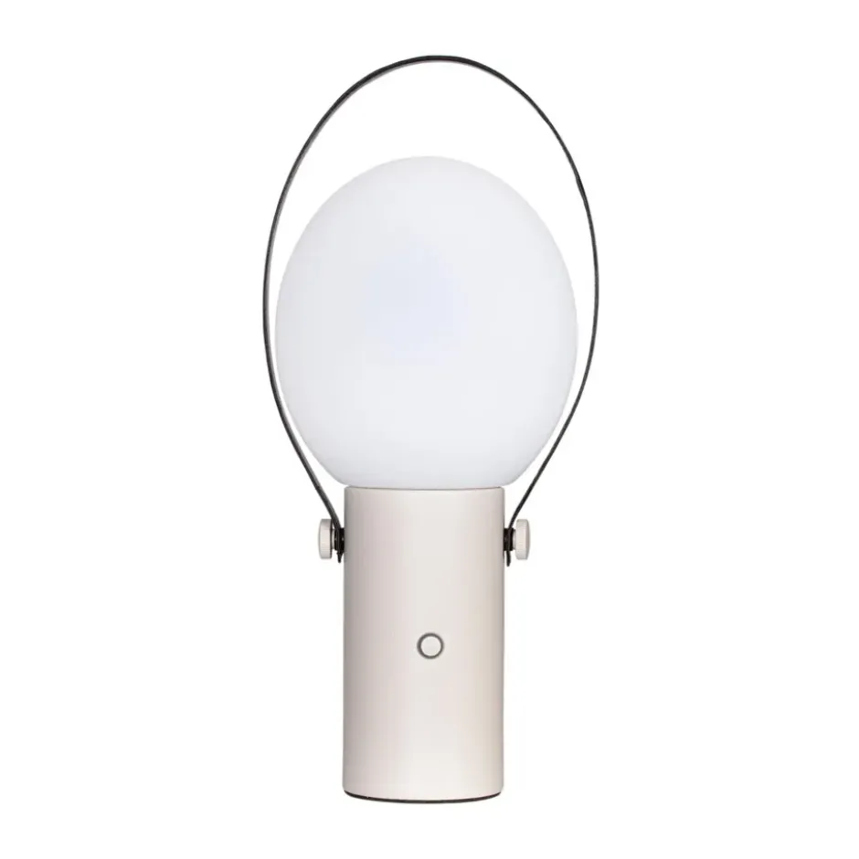 Bari bordslampa 35,5 cm, Sandbeige