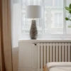 Bartha bordslampa 74 cm, Brun-beige