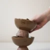 Base Irregular kruka S Ø12 cm, Nougat