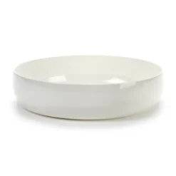 Base serveringsskål med låg kant vit, 24 cm