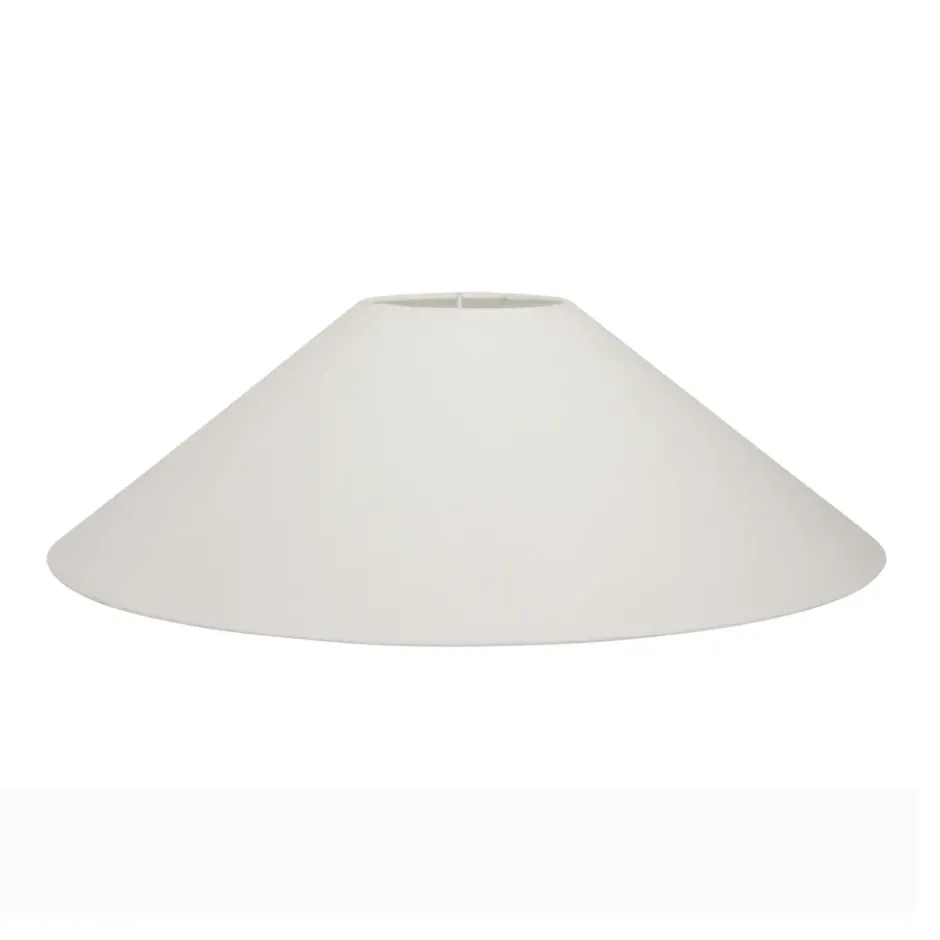 Basic flat lampskärm Ø42 cm, White