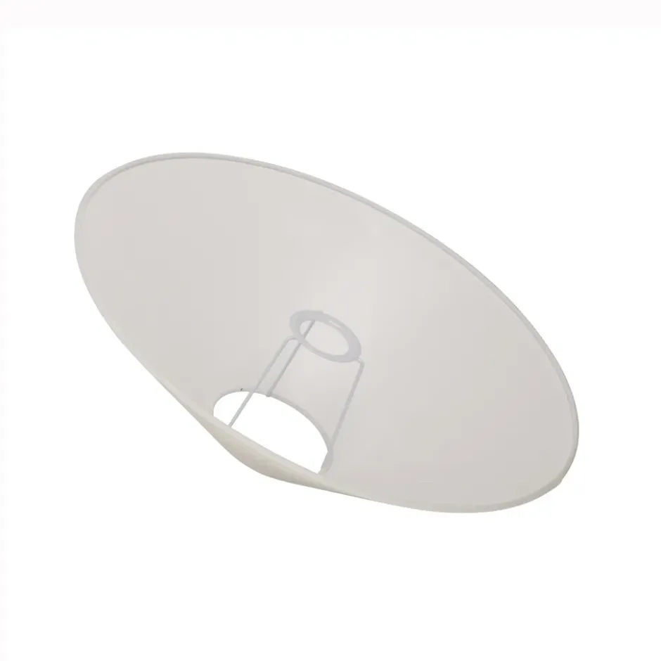Basic flat lampskärm Ø42 cm, White