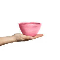 Basic organic skål 12 cm, Rosa