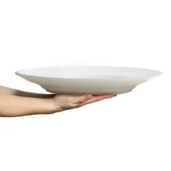 Basic serveringsfat Ø41 cm, Vit