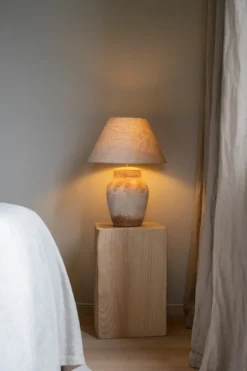 Basic wide lampskärm Ø30 cm, Natural