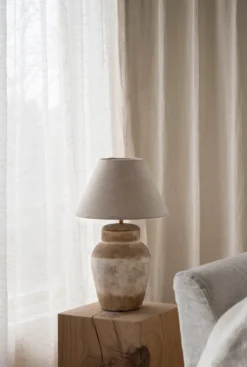 Basic wide lampskärm Ø25 cm, Natural