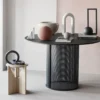 Bauhaus matbord, black