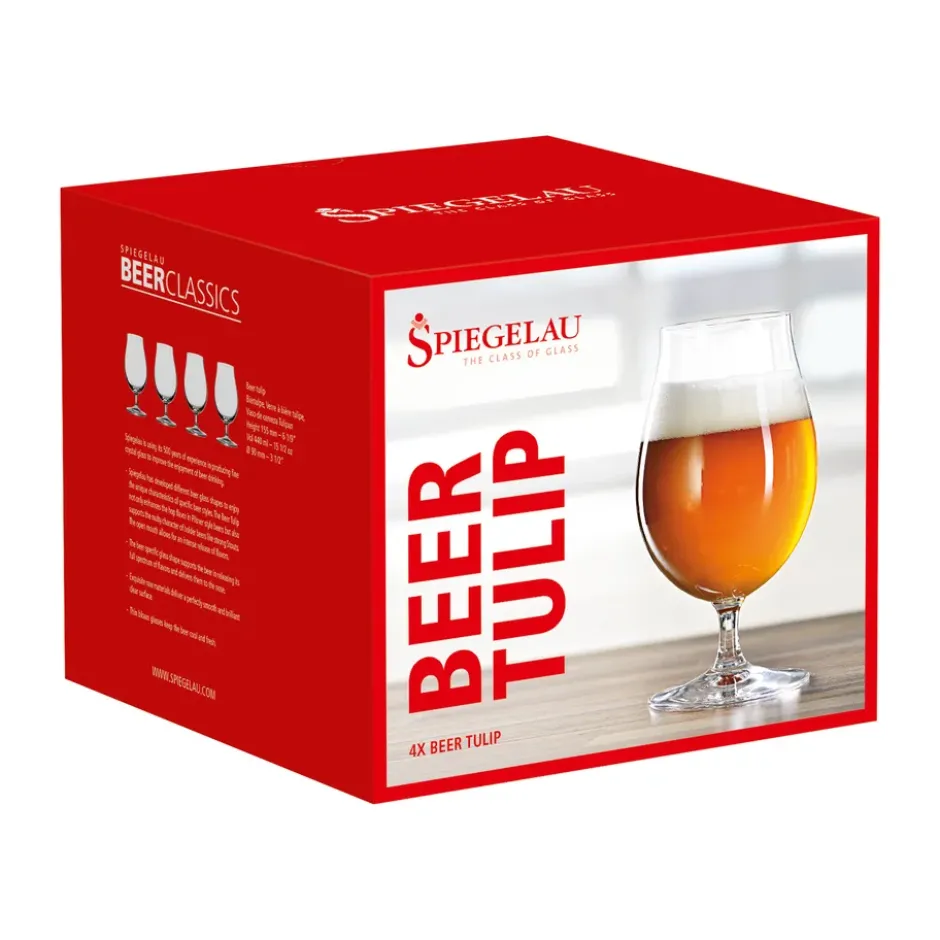Beer Classics Tulipsglas 44cl, 4-pack, klar